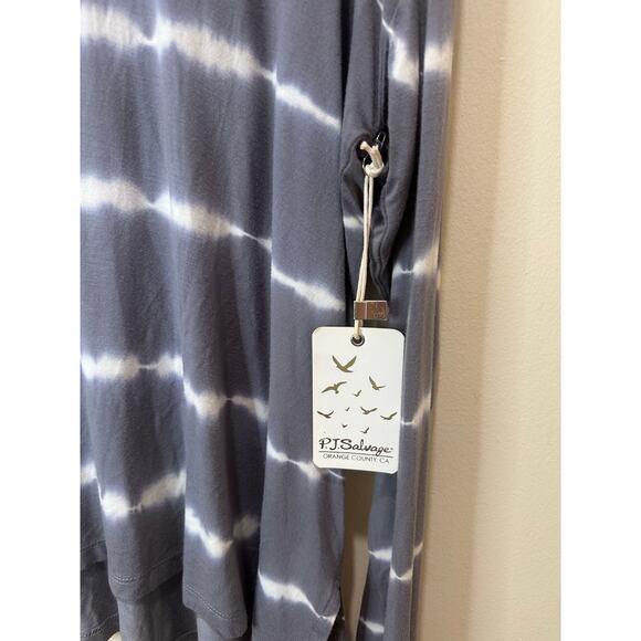 PJ Salvage NWT Sz S Tie Dye Shirt Happy Days Long Sleeve Round Neck - Picture 2 of 7